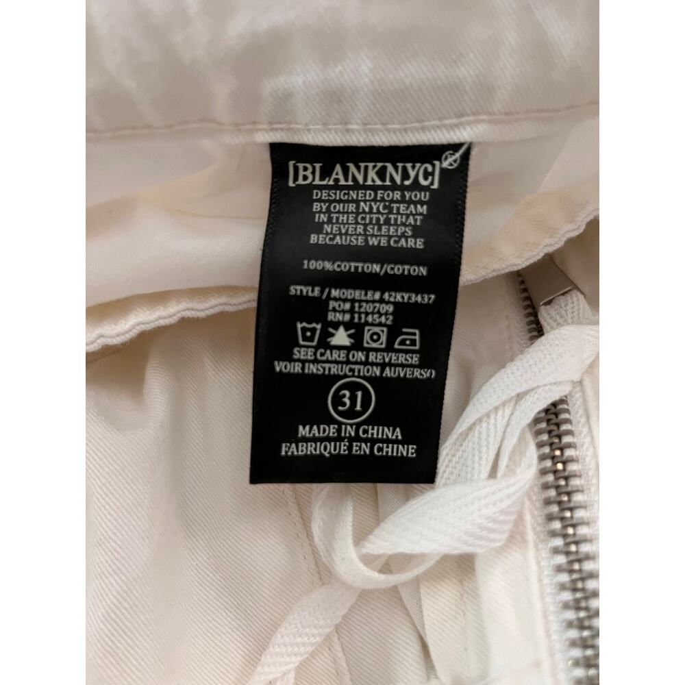 BlankNYC Women's White Cargo Pants Sz 31 NWT - Picture 10 of 14